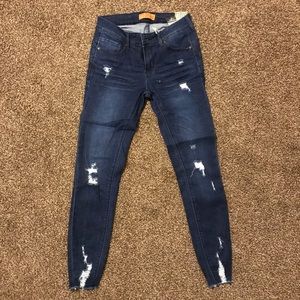 Dark Wash Crop Jeans